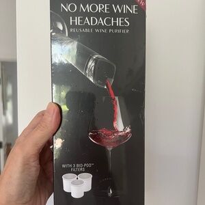 NWT  Purewine wine purifier - 3 filters- sealed